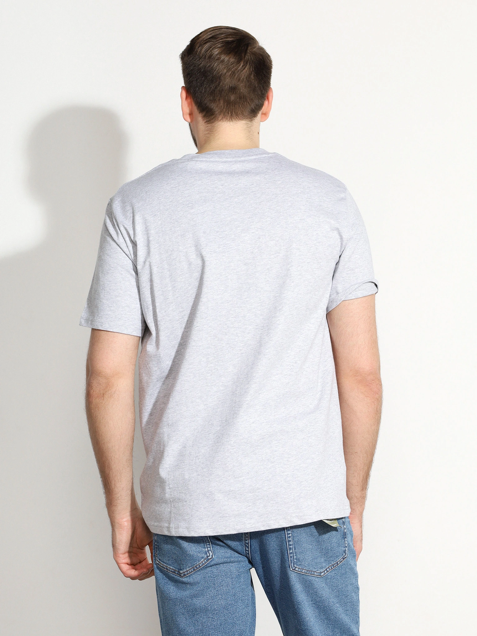 Футболка серого цвета из хлопка